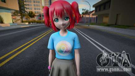 Love Live - Tshirt 140 for GTA San Andreas