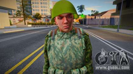 Military man in a helmet for GTA San Andreas