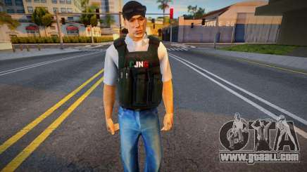 A man in a bulletproof vest for GTA San Andreas