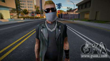 Wmycr in a protective mask for GTA San Andreas