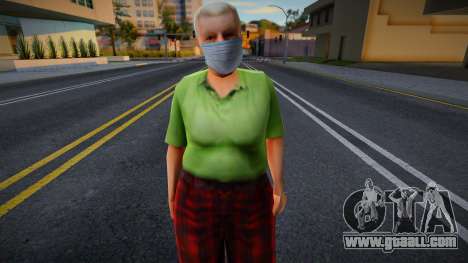 Swfori in a protective mask for GTA San Andreas