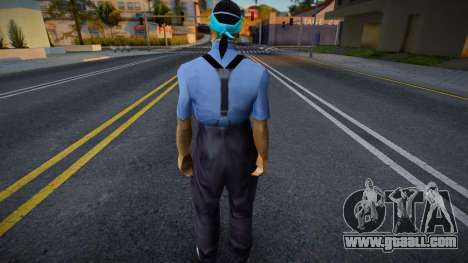 SFR3 in a protective mask for GTA San Andreas
