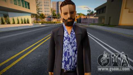 Claude with beard for GTA San Andreas