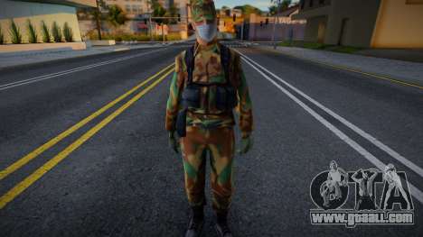 Army in protective mask for GTA San Andreas