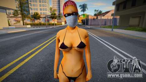 Wfyro in a protective mask for GTA San Andreas
