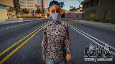 Sofost in a protective mask for GTA San Andreas