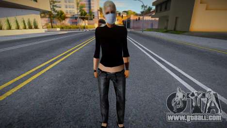 Wfyst in a protective mask for GTA San Andreas