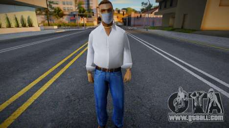Hmyri in protective mask for GTA San Andreas