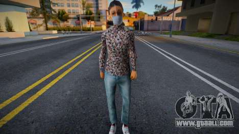 Sofost in a protective mask for GTA San Andreas