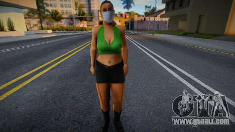 Vhfypro in a protective mask for GTA San Andreas