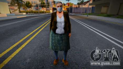 Hfost in a protective mask for GTA San Andreas