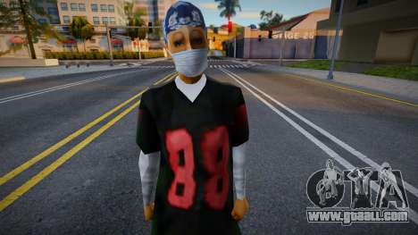 Denise in a protective mask for GTA San Andreas