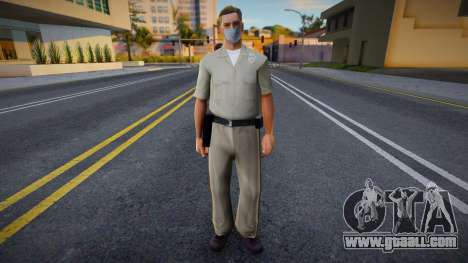 Lvpd1 in a protective mask for GTA San Andreas