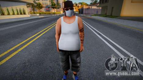 Smyst2 in a protective mask for GTA San Andreas
