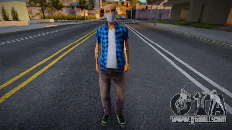 Hmost in a protective mask for GTA San Andreas