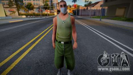 Wmyammo in a protective mask for GTA San Andreas