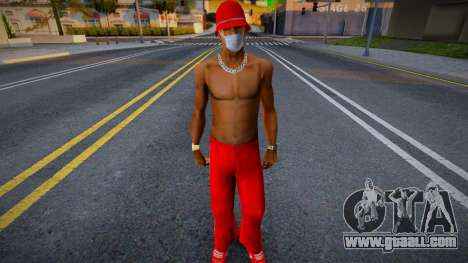 Bmydj in a protective mask for GTA San Andreas