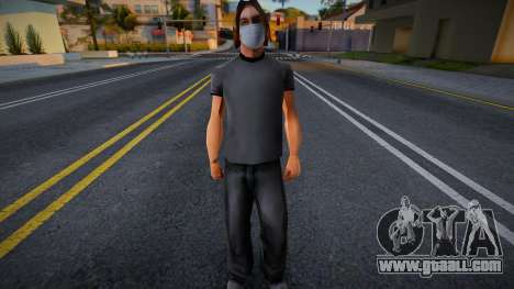 Wmyclot in a protective mask for GTA San Andreas