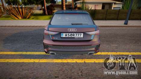 Audi RS3 Y8 2022 for GTA San Andreas