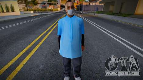 Bmybar in a protective mask for GTA San Andreas