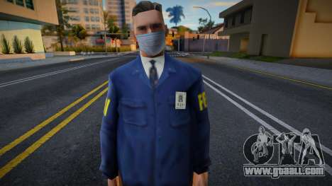 FBI in protective mask for GTA San Andreas