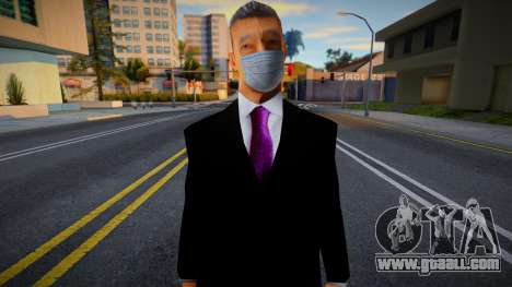 Somori in a protective mask for GTA San Andreas