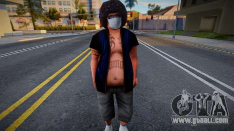 Smyst in a protective mask for GTA San Andreas