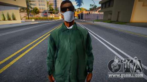 Ryder3 in a protective mask for GTA San Andreas