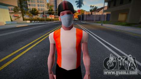 Wmymoun in a protective mask for GTA San Andreas