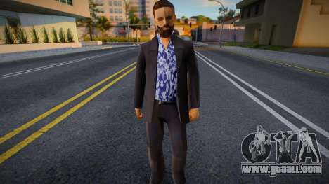 Claude with beard for GTA San Andreas