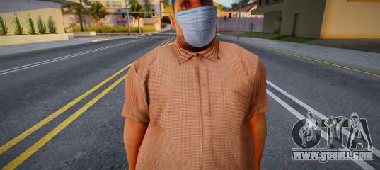 Big Bear in a protective mask for GTA San Andreas