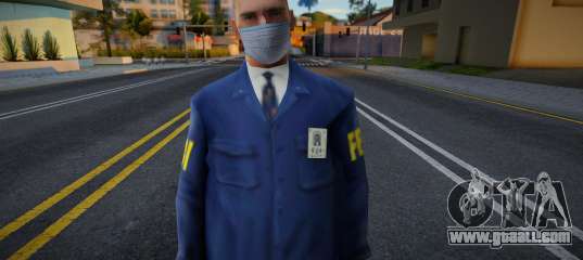 FBI in protective mask for GTA San Andreas