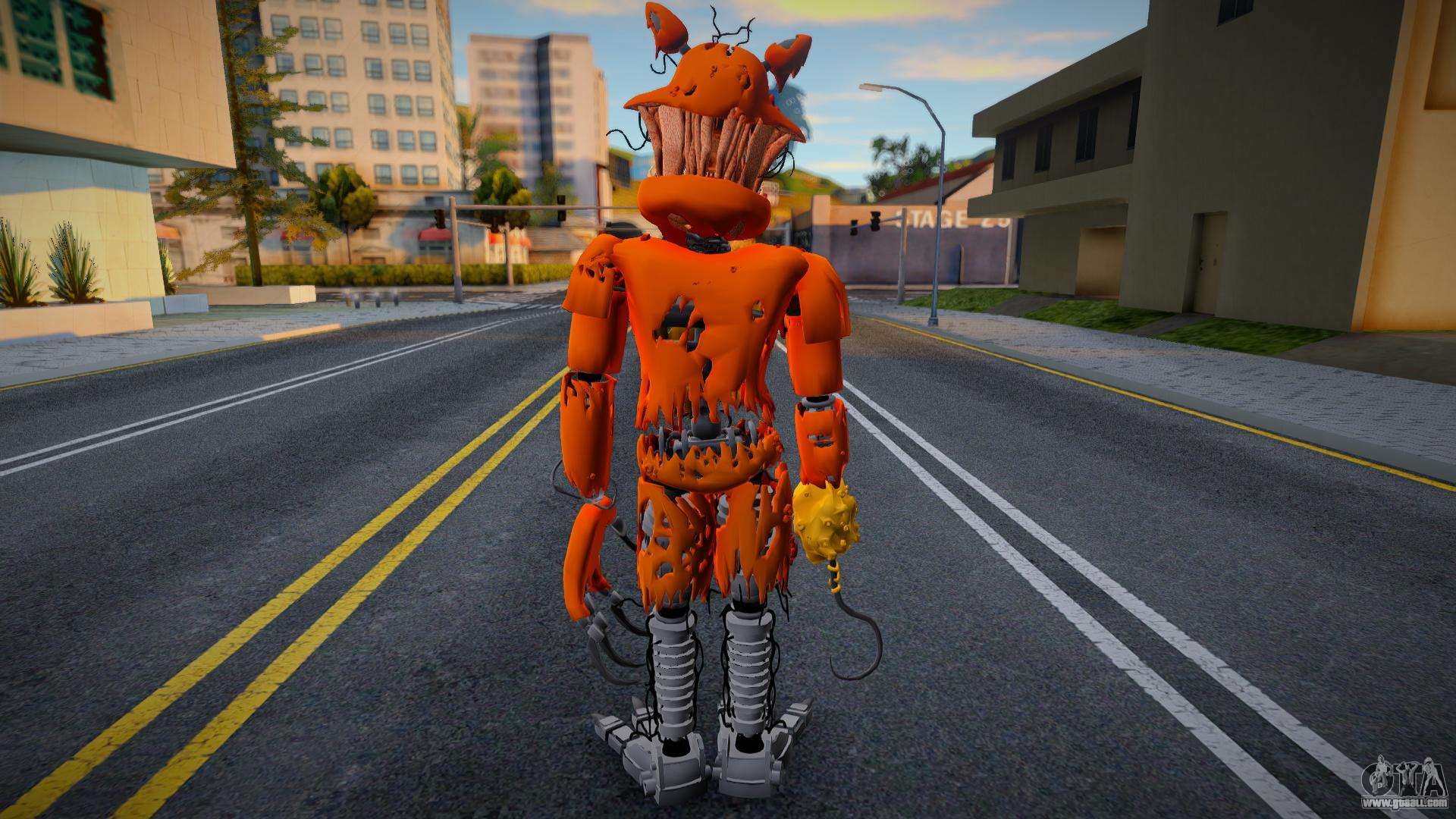 Withered Foxy (FNAF 2) for GTA San Andreas