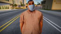 Big Bear in a protective mask for GTA San Andreas