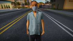Omoboat in a protective mask for GTA San Andreas
