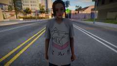 Girl in a Milk T-shirt for GTA San Andreas