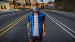 Hmost in a protective mask for GTA San Andreas