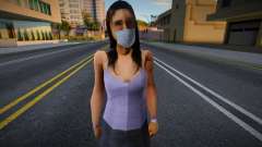 Sofyst in a protective mask for GTA San Andreas