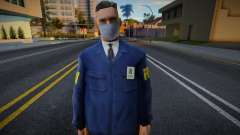 FBI in protective mask for GTA San Andreas