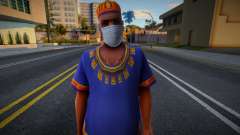 Sbmocd in a protective mask for GTA San Andreas