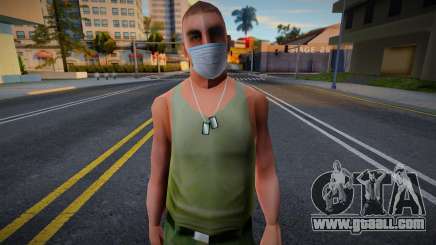 Wmyammo in a protective mask for GTA San Andreas