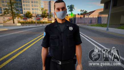 Sfpd1 in a protective mask for GTA San Andreas