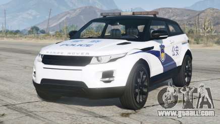 Range Rover Evoque Coupe 2012〡Chinese police v1.1 for GTA 5