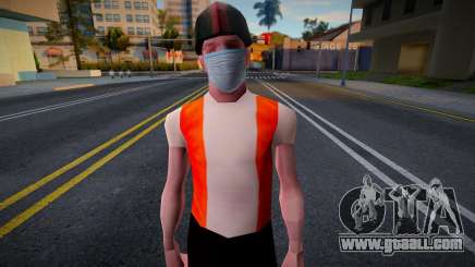 Wmymoun in a protective mask for GTA San Andreas