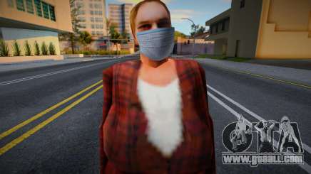 Swfost in a protective mask for GTA San Andreas