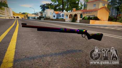 Iridescent Chrome Weapon - Cuntgun for GTA San Andreas
