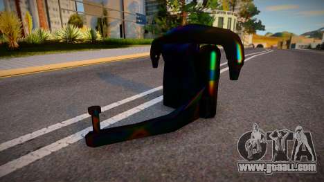 Iridescent Chrome Weapon - Jetpack for GTA San Andreas