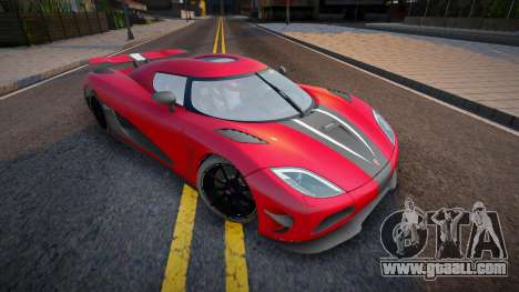 Koenigsegg Agera R (Melon) for GTA San Andreas