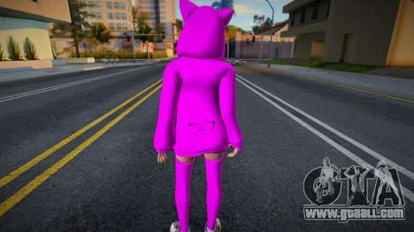 Girl in pink suit for GTA San Andreas