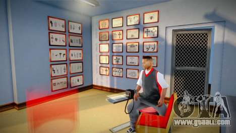 Barber Shop and Tattoos Shop Interior Retexture for GTA San Andreas